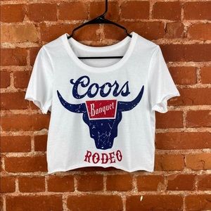 Coors Banquet Crop Top